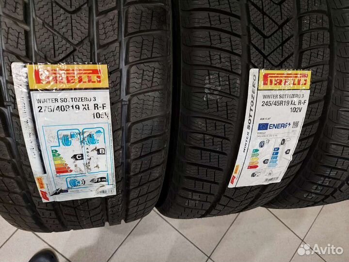 Pirelli Winter Sottozero 3 275/40 R19 и 245/45 R19