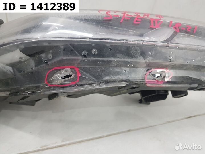 Фонарь дхо передний правый Hyundai Santa Fe