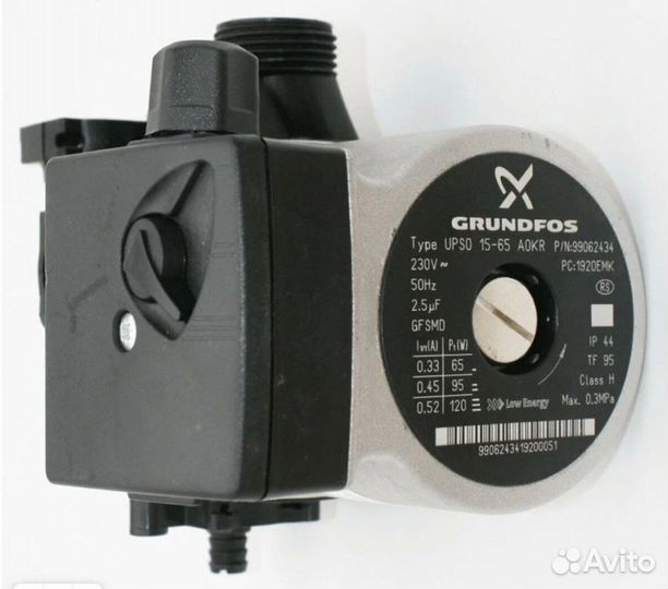 Двигатель Grundfos 15-65 120w(Dвн-31мм, Dнар-71мм)