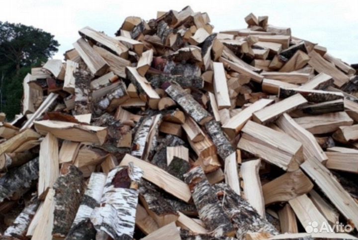 Дрова березовые колотые
