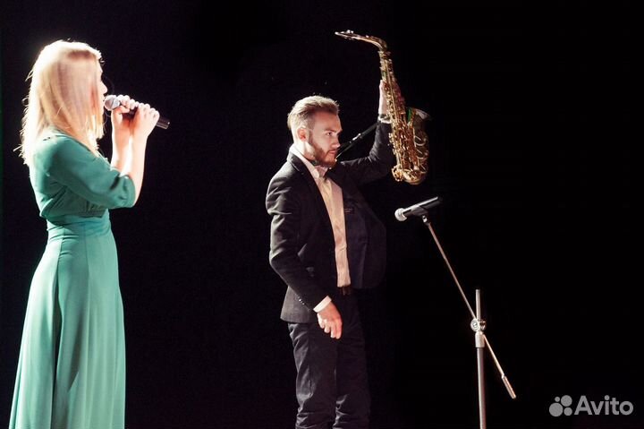 Музыкант Саксофон Живая Музыка на мероприятие