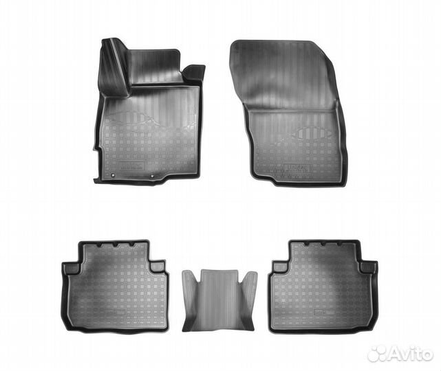 Коврики салонные Mitsubishi Eclips Cross (I) 3D (2