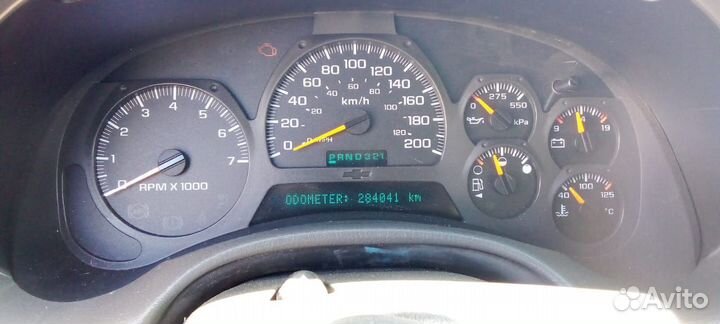 Chevrolet TrailBlazer 4.2 AT, 2002, 284 041 км