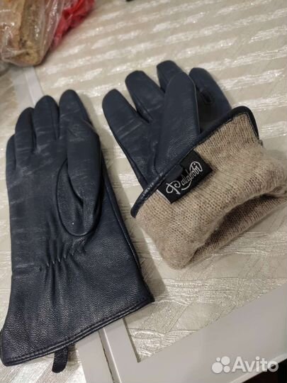 Перчатки женские кожаные 8.5 размер