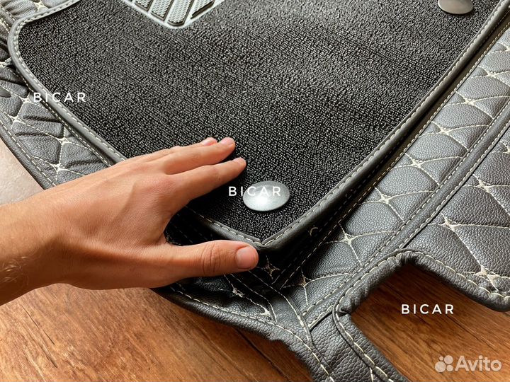 3D коврики из экокожи toyota camry 70