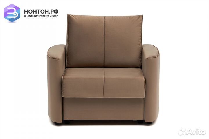 Кресло еврокнижка Колибри коричневое