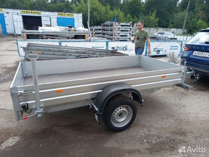 Прицеп с алюминиевыми бортами 817705.032