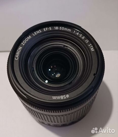 Объектив Canon EF-S 18-55mm F 4-5,6 IS STM б/у