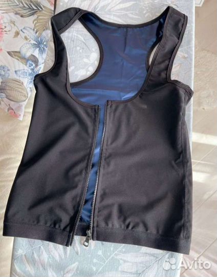 Майка-жилет для похудения уни эффект сауны 46-58р