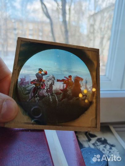 Слайды старинные стекло
