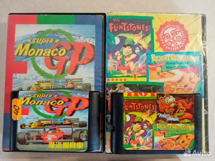 Картриджи Sega Mega Drive 2