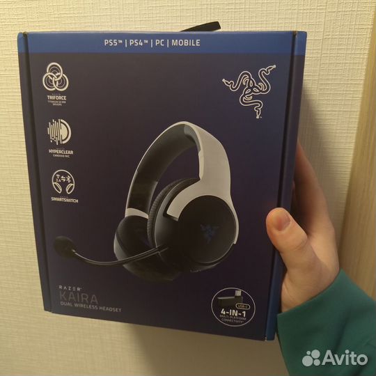 Беспроводные игровые наушники razer kaira