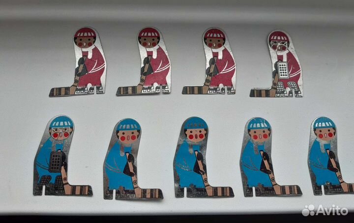 Фигурки хоккеистов для настольного хоккея СССР