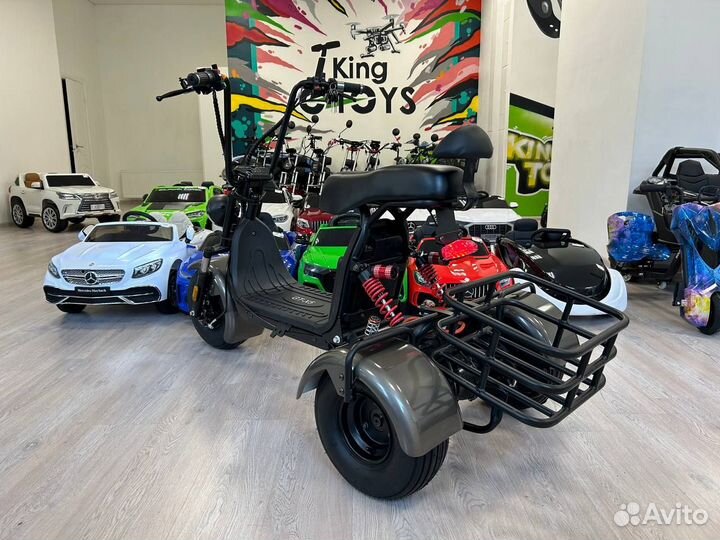 Электроскутер GT X5 Trike Brown