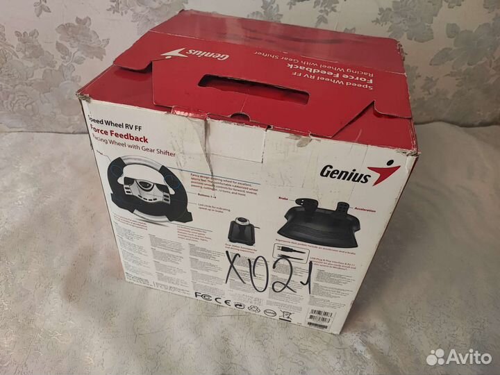 Руль Genius Speed Wheel RV FF Force Feedback