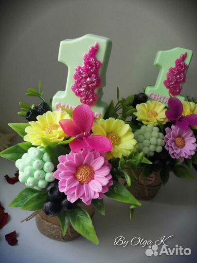 Цветы. Мыло ручной работы