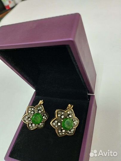 Серьги золото 375