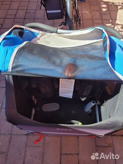 Детский велоприцеп