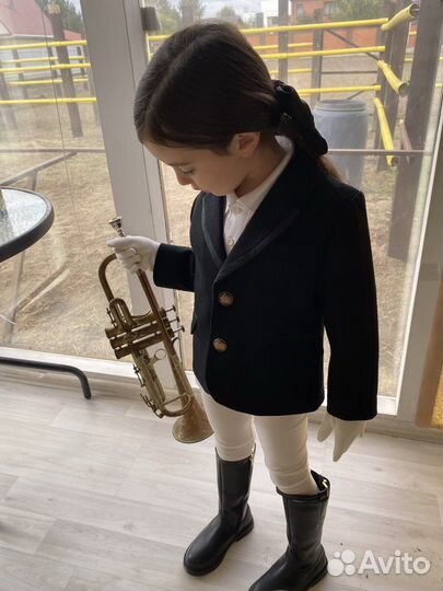 Пиджак и сапоги для девочки