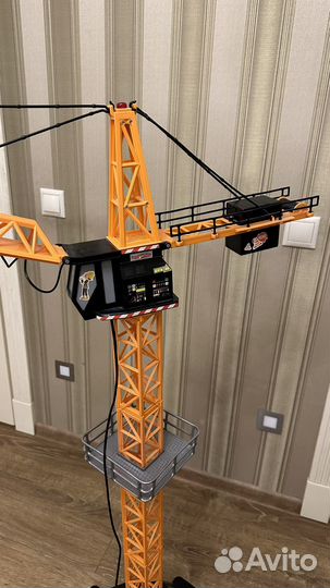 Подъемный кран игрушка dickie 120 см