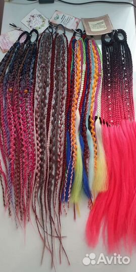 Афрорезинки. Дредорезинки. Косы на резинках