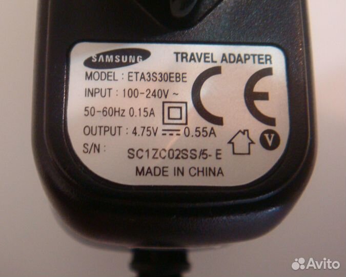 Зарядное устройство для телефона Samsung