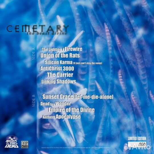 Cemetary – The Beast Divine (2000, LP) LTD 350
