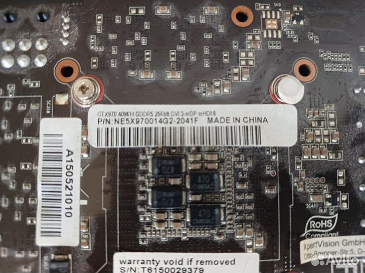 Видеокарта gtx 970 4gb