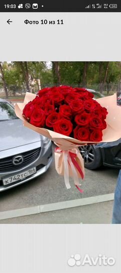 Розы Букет из роз Доставка цветов