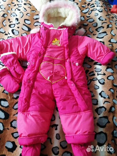 Комбинезон зимний для девочки