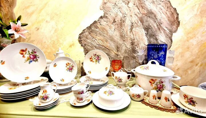 Столовый сервиз гдр kahla