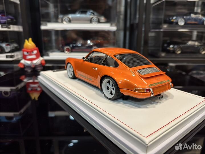 AB4 IVY Porsche 911 Singer оранжевый 1:18