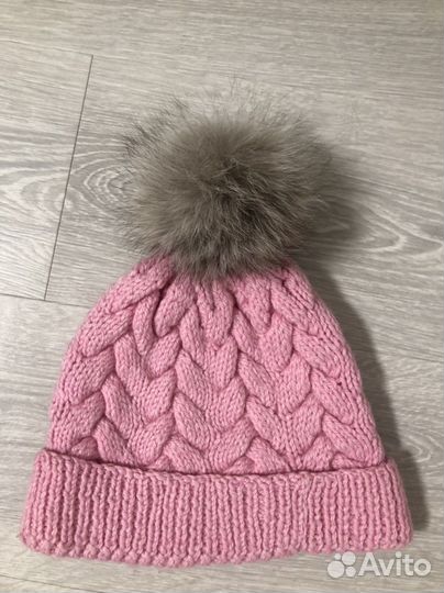 Шапка снуд и варежки комплект