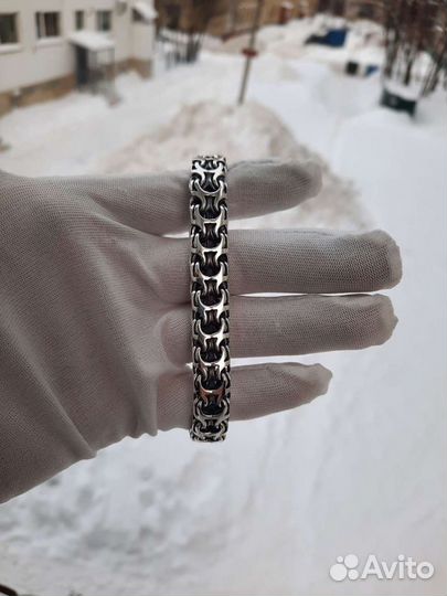 Серебряный браслет рамзес