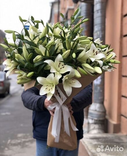 Букеты Голландских лилий