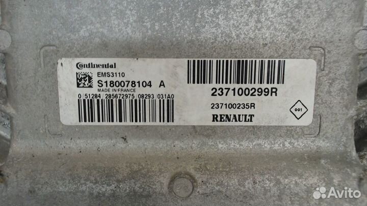 Блок управления двигателем Renault Scenic, 2009