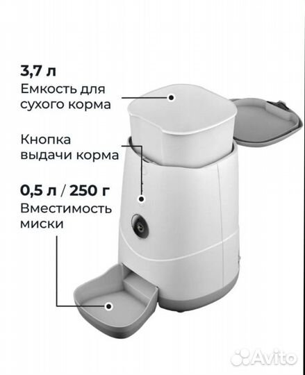 Умная автокормушка Petoneer Nutri Vision Feeder, д