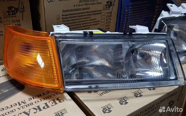 Фары 2110-12 с рыжим повторителем аналог bosch