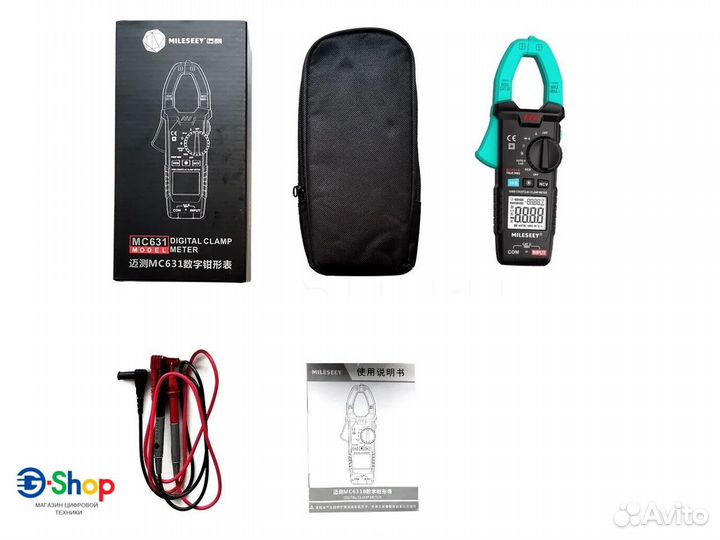 Токовые клещи + Мультиметр Mileseey MC631B