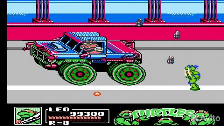 Игра Черепашки-ниндзя 3 для Dendy