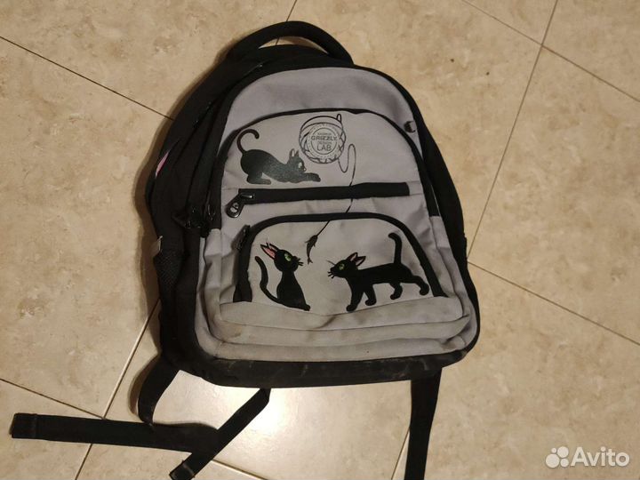 Рюкзак школьный для девочки grizzly