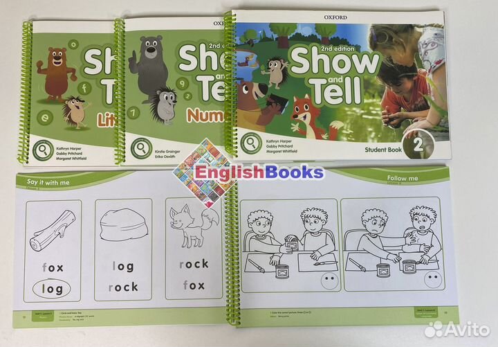 Show and tell 2, 2ed, комплект (4книги с CD)