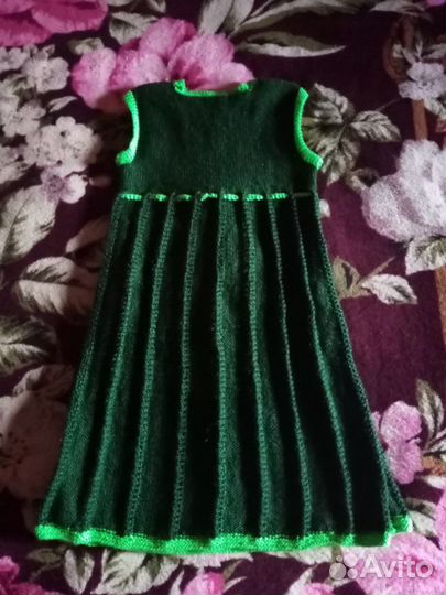 Вязаное платье для девочки