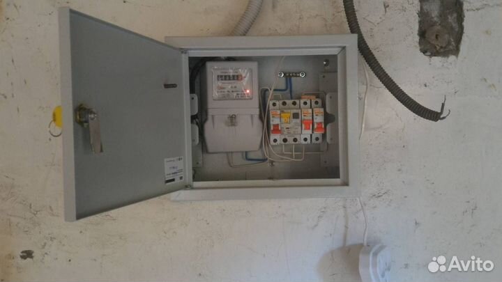 Щит электроучёта в сборе 220/380