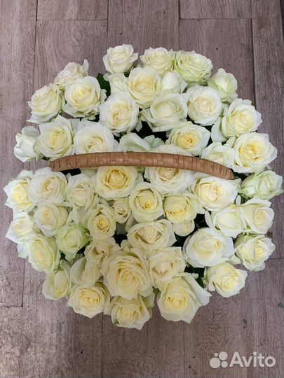 Цветы Букет Роз Хризантемы 25 51 101