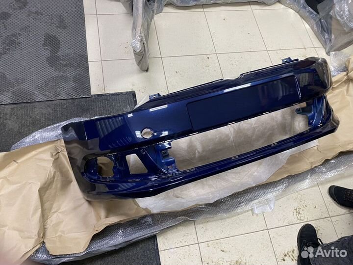 Бампер перед Поло 12-14 цвет 2Т