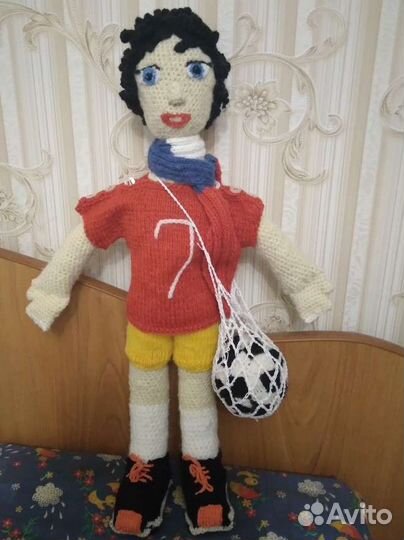 Вязаная Кукла Игрушка
