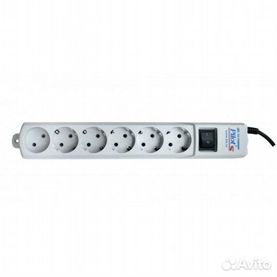 Сетевой фильтр Pilot-S 1.8м. 6 розеток #2719