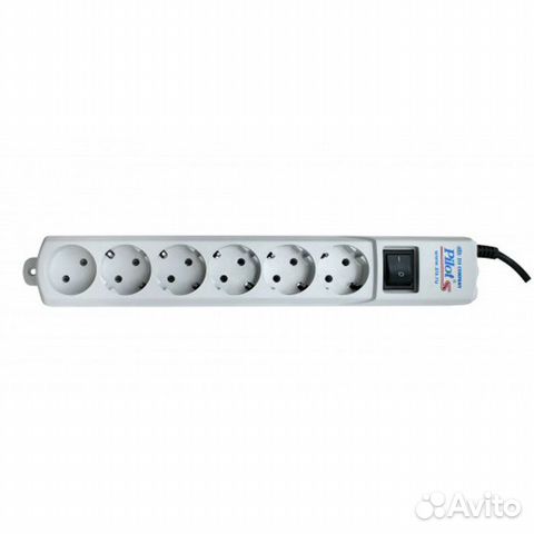 Сетевой фильтр Pilot-S 1.8м. 6 розеток #2719