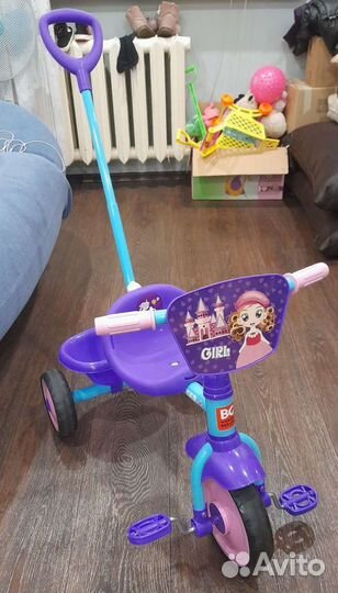Детский трехколесный велосипед новый